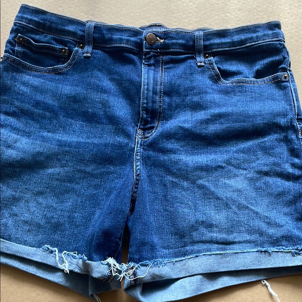 Calvin Klein Jeans Dark Blue Jean Shorts